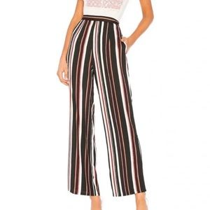 Urban Outfitters About Us High Rise Wide Leg Striped Pants